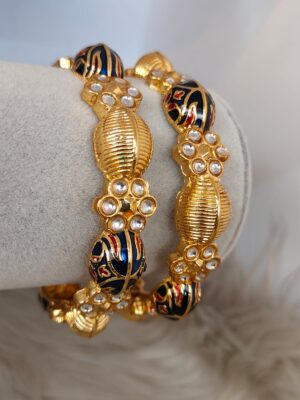 Gold Plated Churi/Bangles/Bracelet