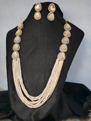 Necklace with Premium Stone and Puthi