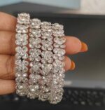 diamond cut bangles